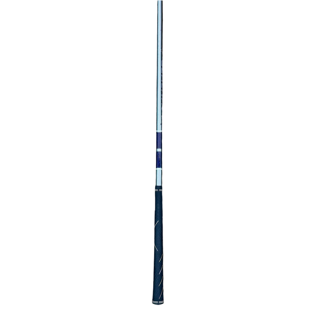 Cleveland LAUNCHER STEEL OFFSET 3 Wood RH Golf Club shaft with blue and black design on a white background