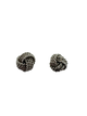 Tiffany & Co. .925 Sterling Silver Twist Knot Stud Earrings Pair of silver knot earrings on a white background