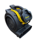 Tornado air blower with yellow cord on a white background