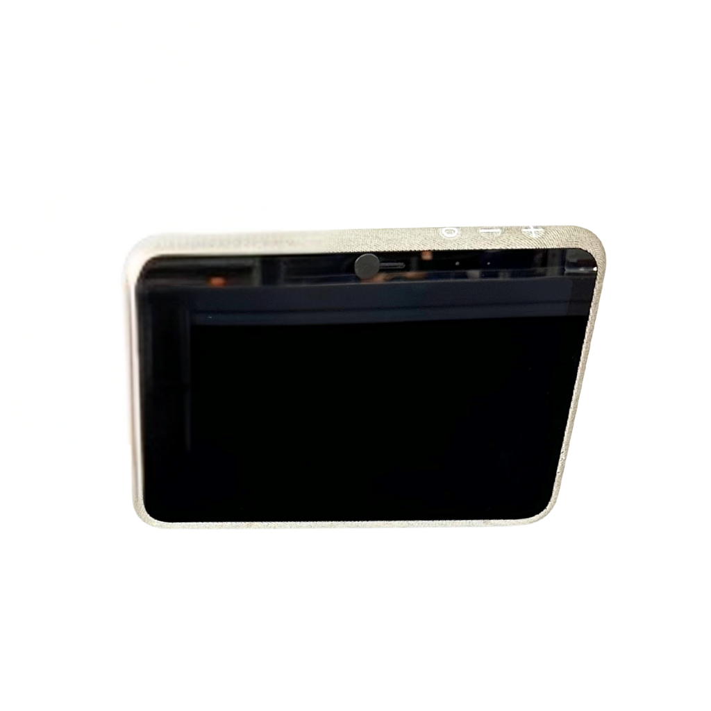 Black electronic component on a white background