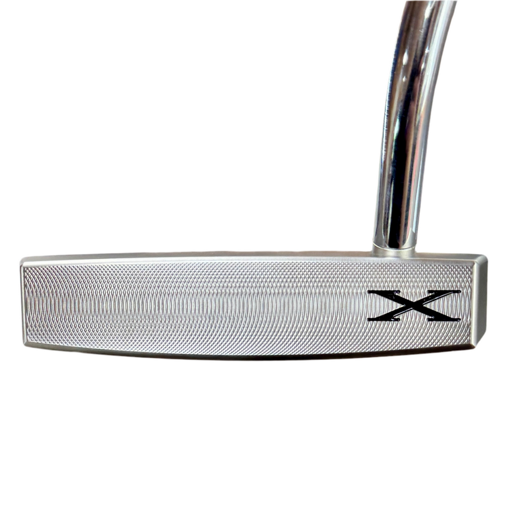 Titleist Scotty Cameron PHANTOM X 11.5 Mallet Putter RH Golf Club w/ Headcover Golf putter with a metallic head and black 'X' logo on a white background