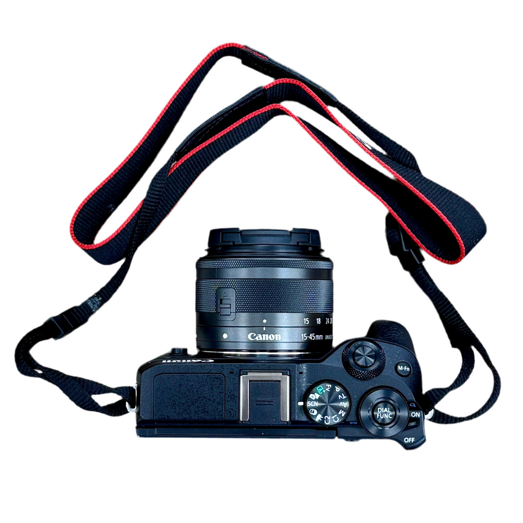 Canon EOS M6 Mark II Mirrorless Digital Camera w/ Canon Zoom Lens EF-M 15-45mm f/3.5-6.3 IS STM Lens & Case top