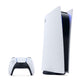 Sony PlayStation 5 Console - Digital Edition Sony PlayStation 5 Digital Edition Console, showing the front view with a white body and black accents, alongside a matching wireless controller.