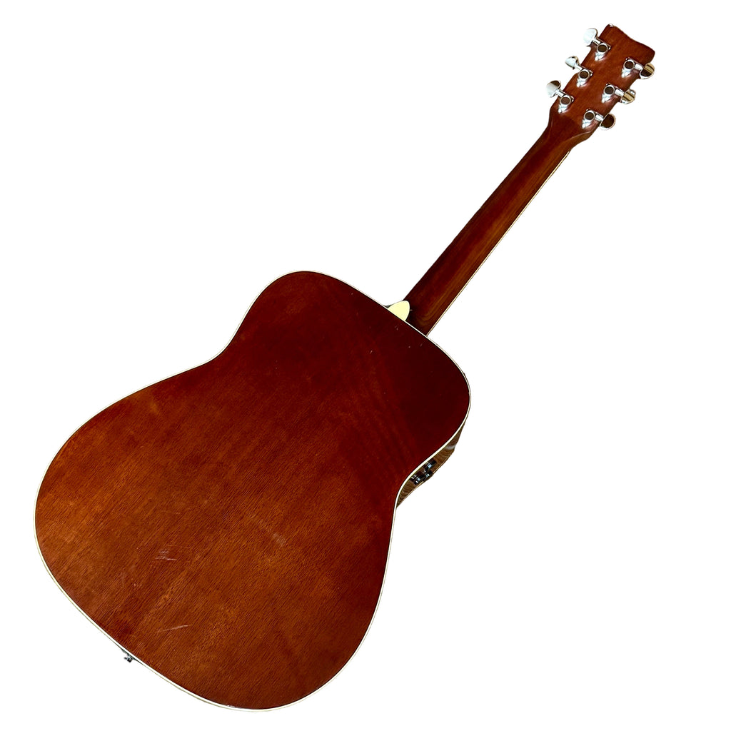 Yamaha FG-TA TransAcoustic Acoustic-Electric Guitar w/ Hard Case back