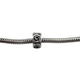 Pandora .925 Sterling Silver Large Roses Spacer Charm Silver charm on a white background
