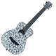 Martin & Co. Limited Edition FeLiX II Don Oriolo Felix the Cat Acoustic Guitar w/ Soft Case (177/625) Guitar with a floral pattern on a white background