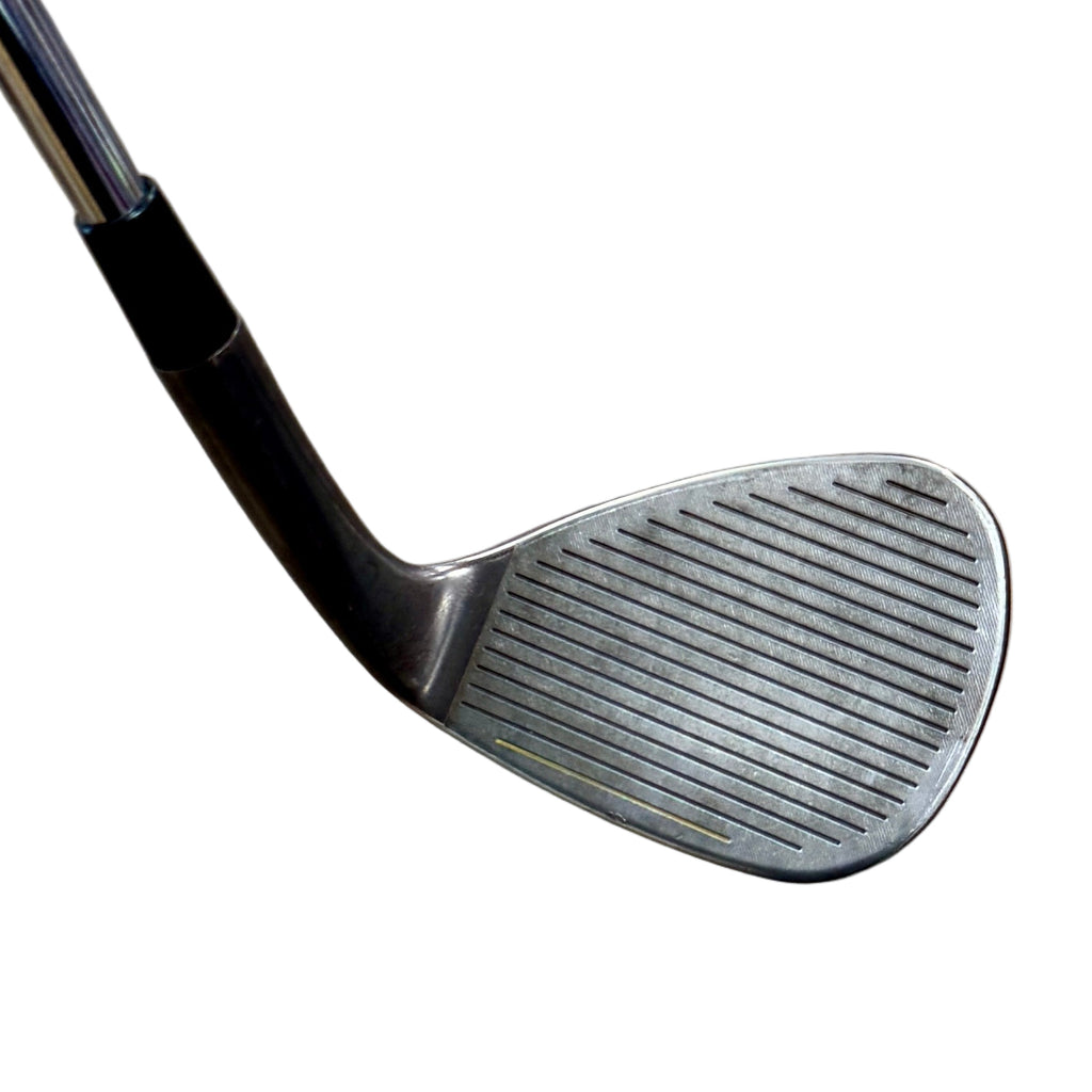 TaylorMade MILLED GRIND HI-TOE ATV-11 56-Degree Wedge LH Golf Club Golf club head on a white background