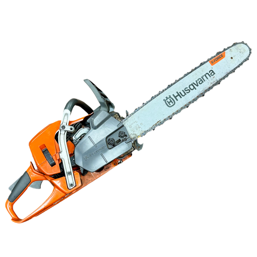 Husqvarna Professional 545 Mark II 50.1-cc 2-Cycle 20" Guide Bar Gas-Powered Chainsaw Husqvarna chainsaw on a white background