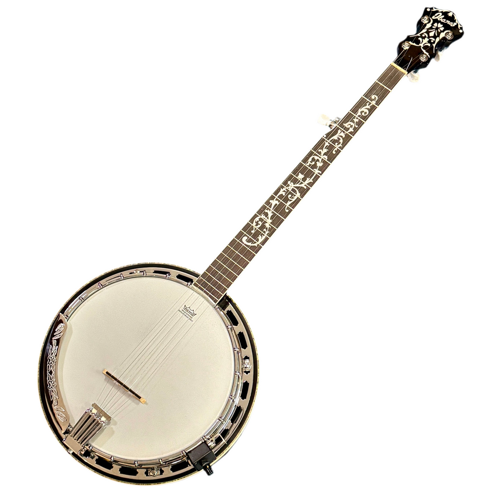 Ibanez B300 5-String Resonator Banjo w/ Hard Case Banjo on a white background