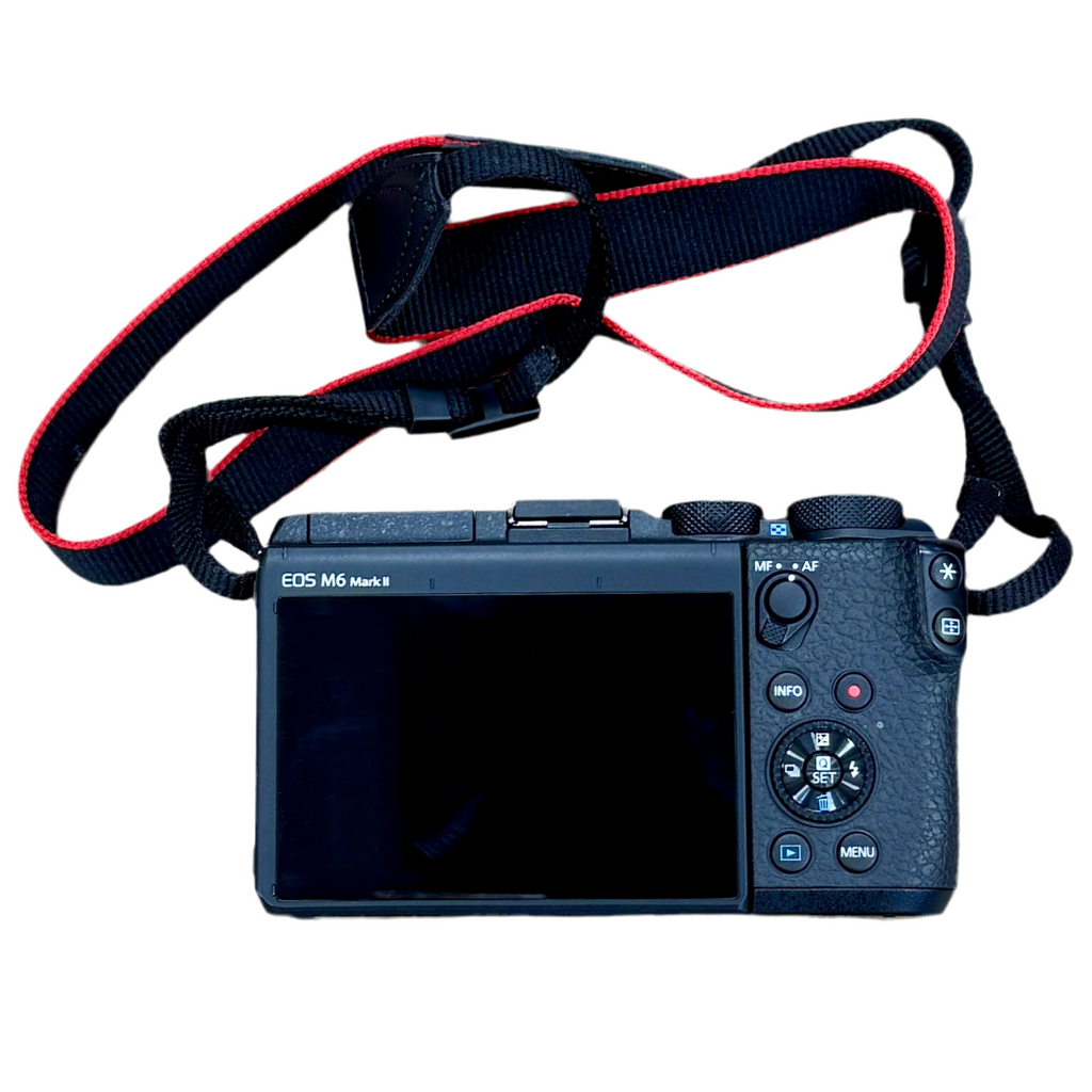 Canon EOS M6 Mark II Mirrorless Digital Camera w/ Canon Zoom Lens EF-M 15-45mm f/3.5-6.3 IS STM Lens & Case back