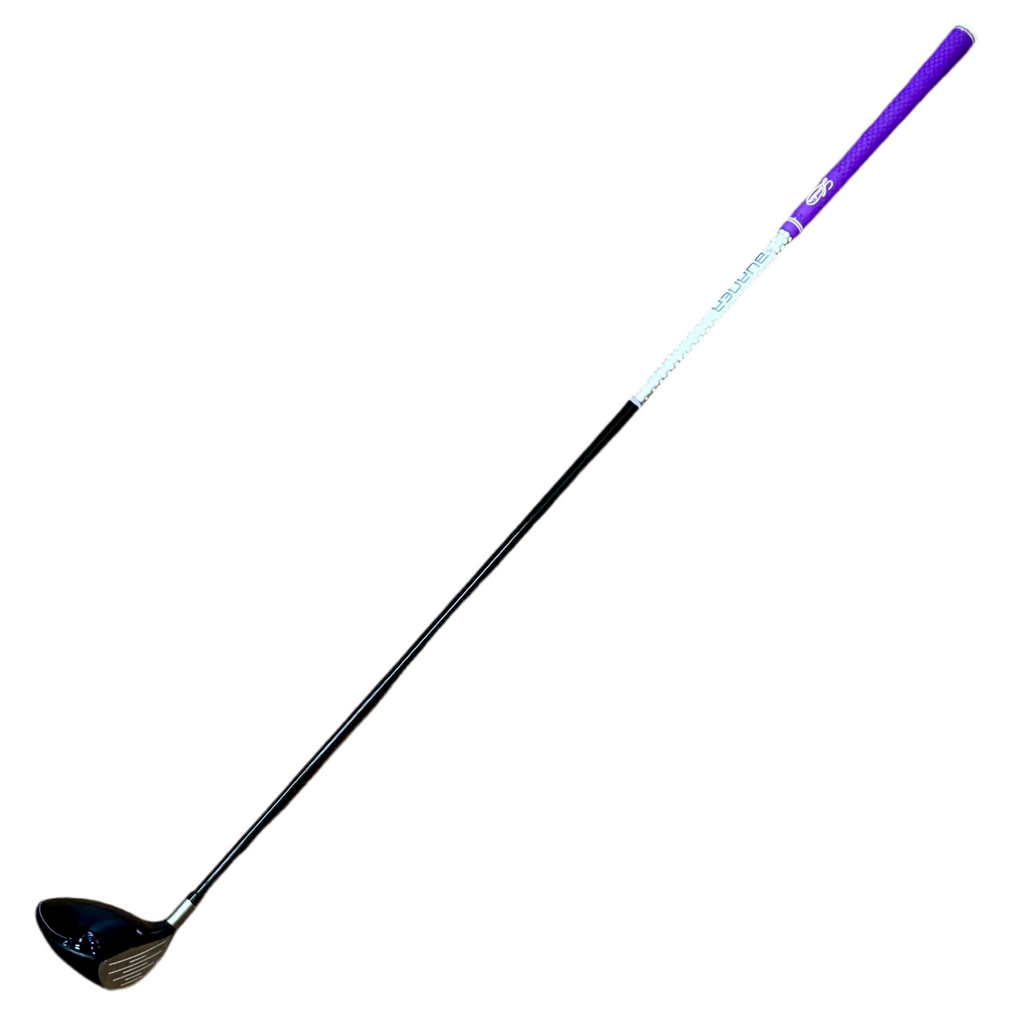 TaylorMade BURNER SUPERFAST 3 Wood RH Golf Club Golf club with a purple shaft on a white background