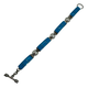 .925 Sterling Silver Turquoise Ball Bar Toggle Bracelet