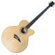 Dean EABC Cutaway Acoustic-Electric Bass Guitar – Satin Natural w/ Soft Case