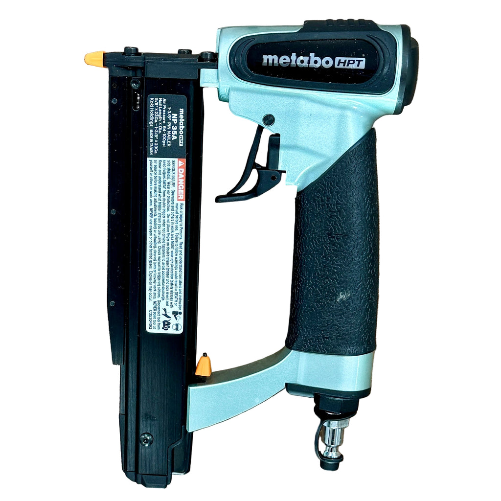 Metabo HPT 23-Gauge 1-3/8" Pneumatic Pin Nailer w/ Hard Case (NP35A) front