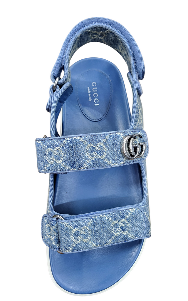 Gucci New Denim GG Delave Sandals