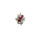14K Yellow Gold Ruby & 1/2CTW Diamond Cocktail Ring