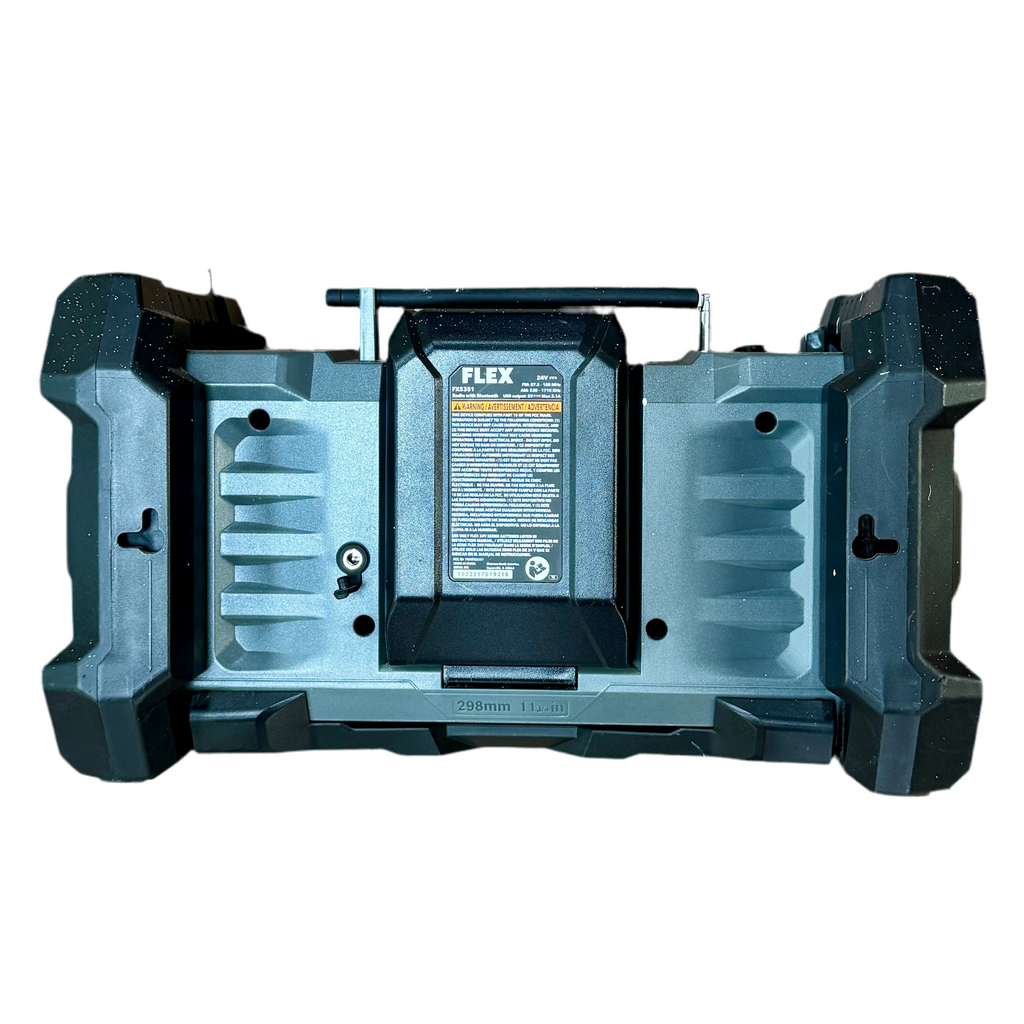 FLEX Water Resistant Cordless Jobsite Radio (FX5351) back