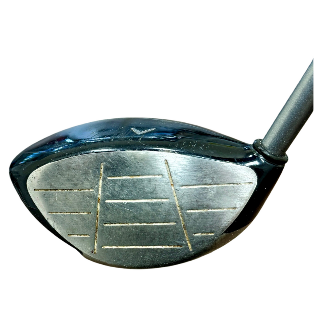 Callaway BIG BERTHA STEELHEAD PLUS 9-Degree Driver RH Golf Club Close-up of a golf club head on a white background