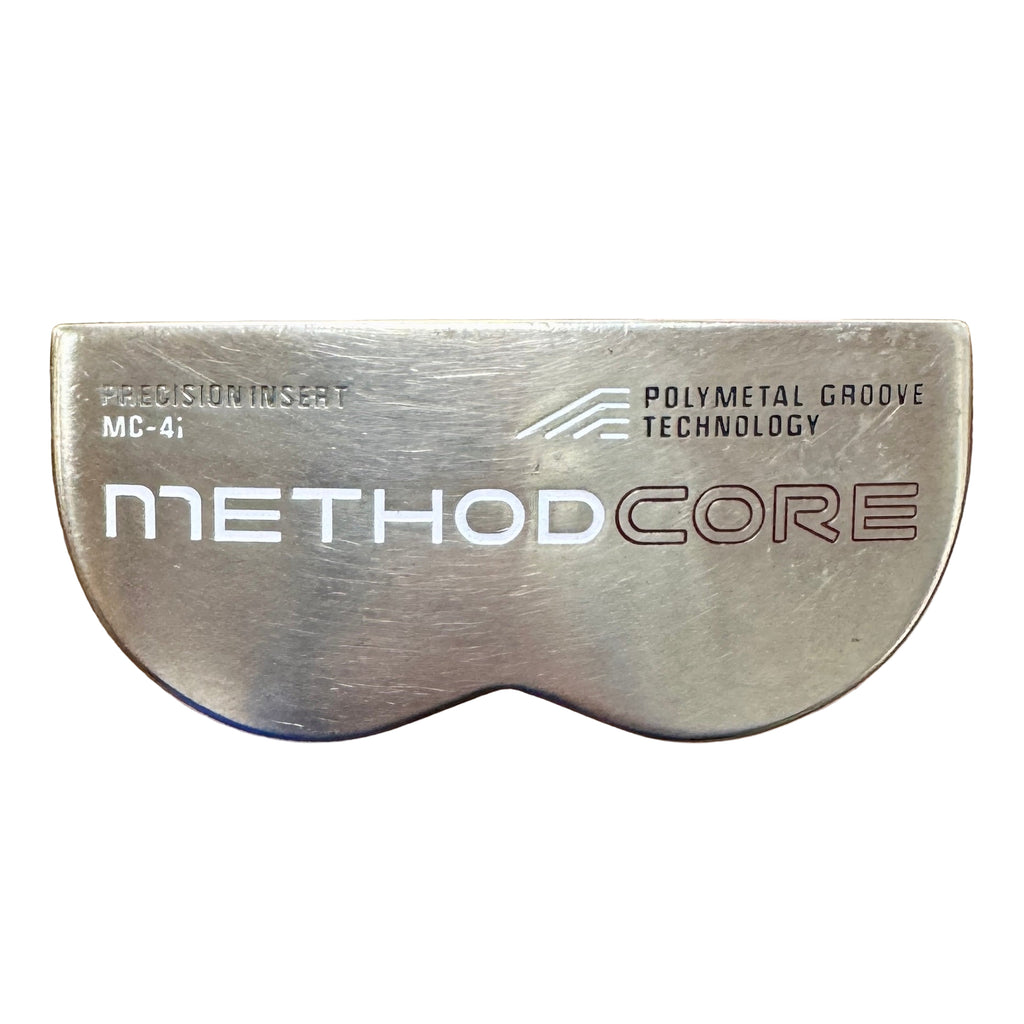 Nike METHOD CORE MC-4i Mallet Putter RH Golf Club Metallic blade with 'Method Core' branding on a white background