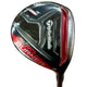 TaylorMade AEROBURNER 3 Wood RH Golf Club - MATRIX SPEED RUL-Z 60 S FLEX Shaft w/ Headcover Golf club head with TaylorMade branding on a wooden floor background