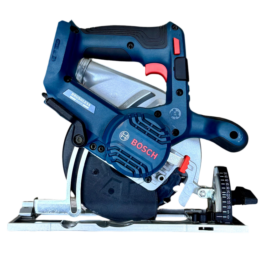 BOSCH 18V 6-1/2" Brushless Cordless Circular Saw w/ Charger (GKS18V-22L) back