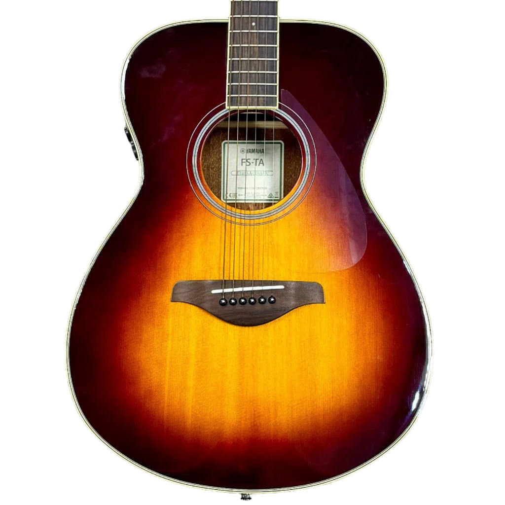 YAMAHA FS-TA TransAcoustic Concert Acoustic-Electric Guitar - Brown Su