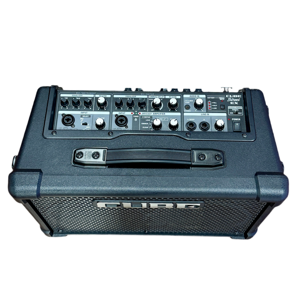 Roland CUBE Street EX Battery-Powered Stereo Amplifier w/ Charger top