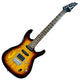 Ibanez SA SERIES SA260FM Electric Guitar Electric guitar with a sunburst finish on a white background