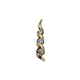 14K Yellow Gold 1/2CTW Diamond Swirling Journey Pendant