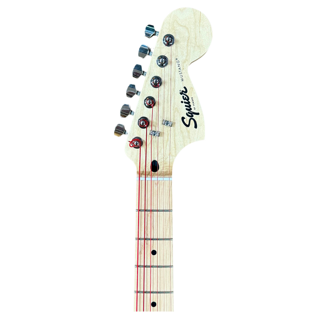 Fender Squier Mustang Electric Guitar headstock