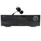 Harman/Kardon HK 3770 2-Channel 240W Stereo Receiver Black audio receiver with control panel and cable on a white background