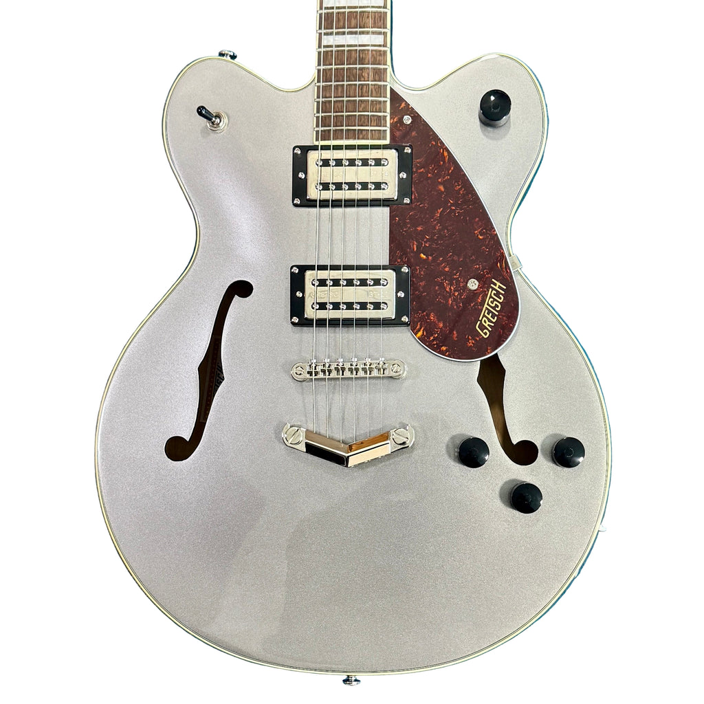 Gretsch G2622/PHNTM Streamliner Center Block Double-Cut with V-Stoptail Electric Guitar w/ Hard Case Gretsch electric guitar on a blue background