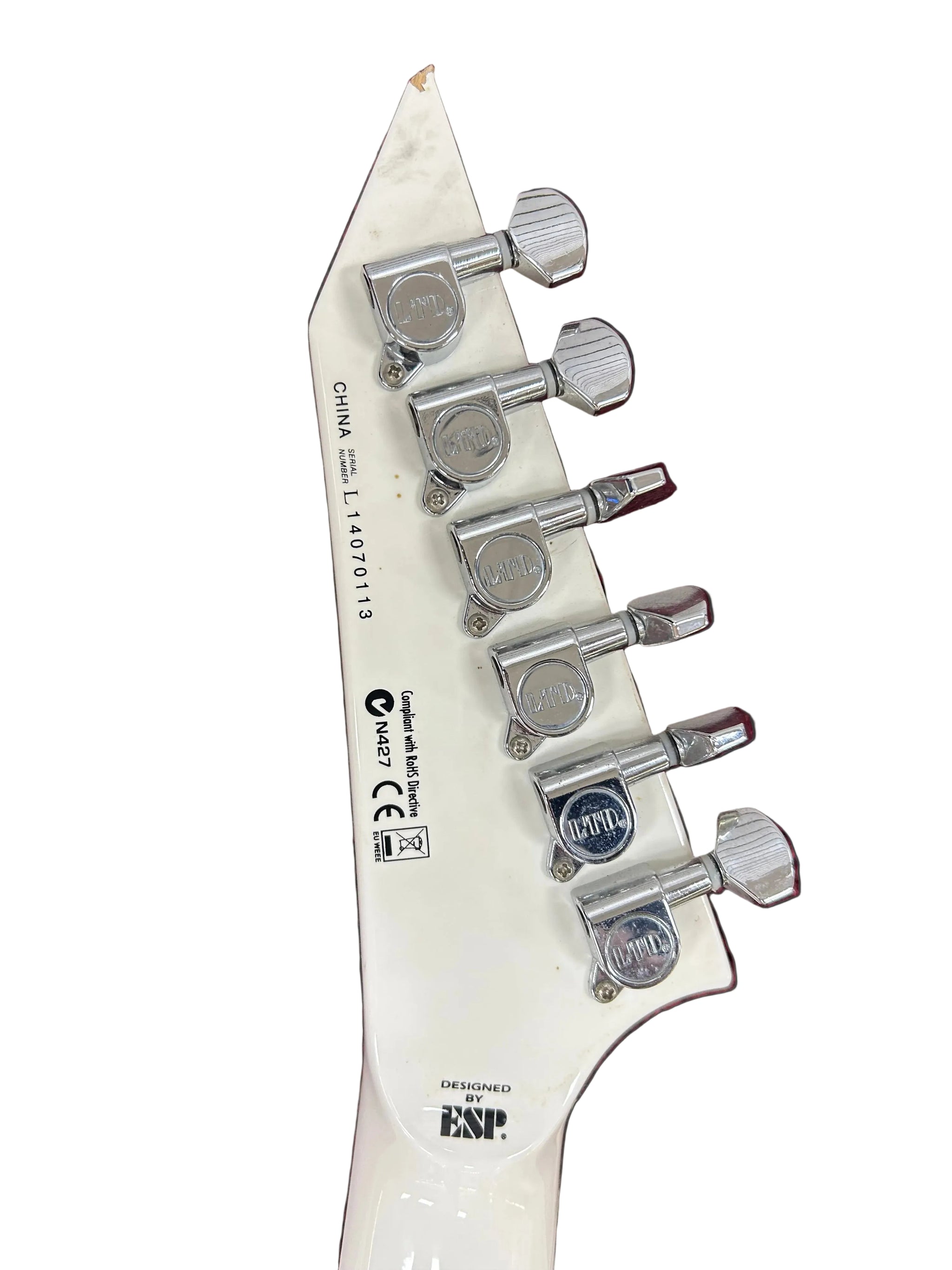 ESP/LTD EX-50 Snow White Explorer Electric Guitar