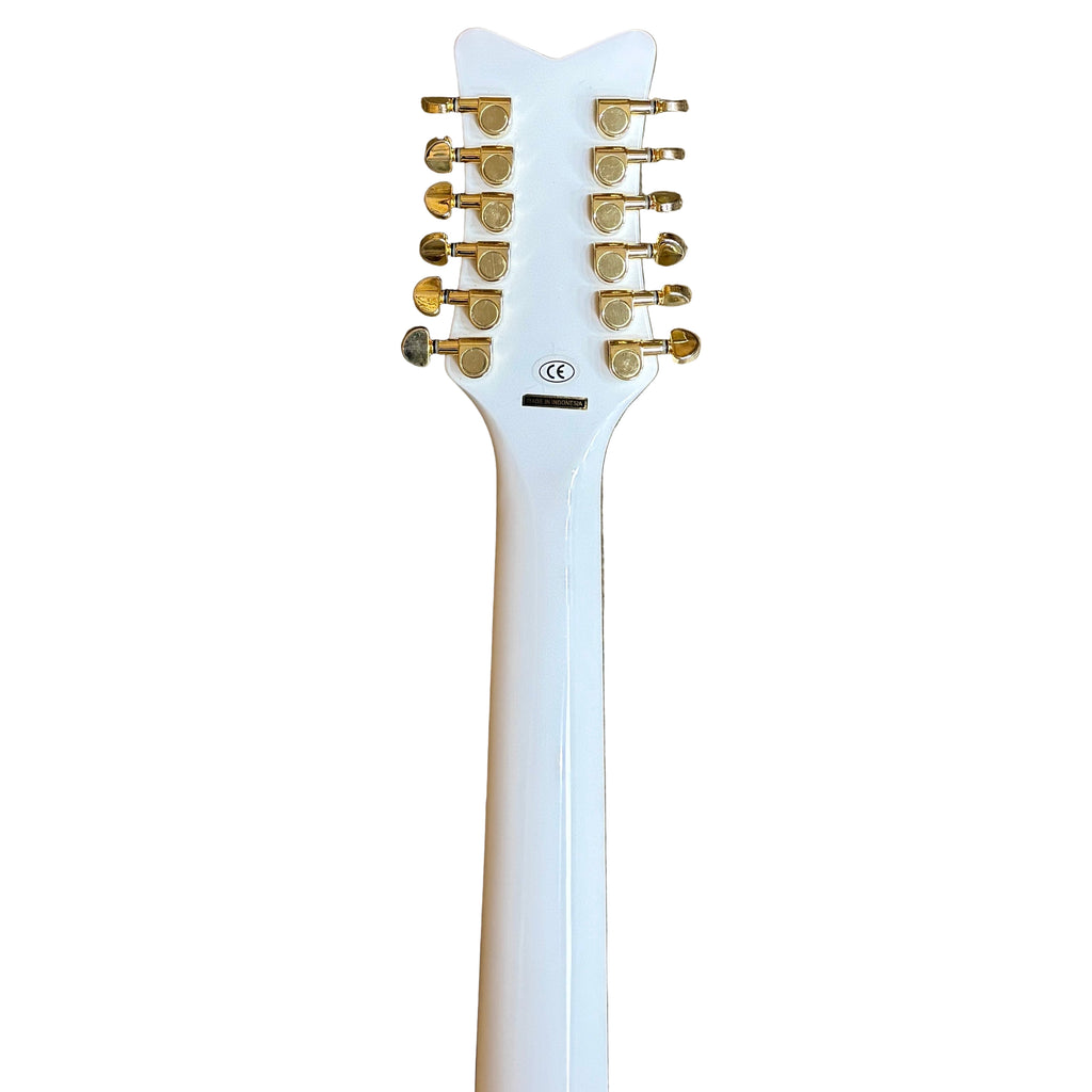 Gretsch G5022CWFE-12 Rancher Falcon Jumbo 12-String Acoustic-Electric Guitar w/ Soft Case tuning pegs