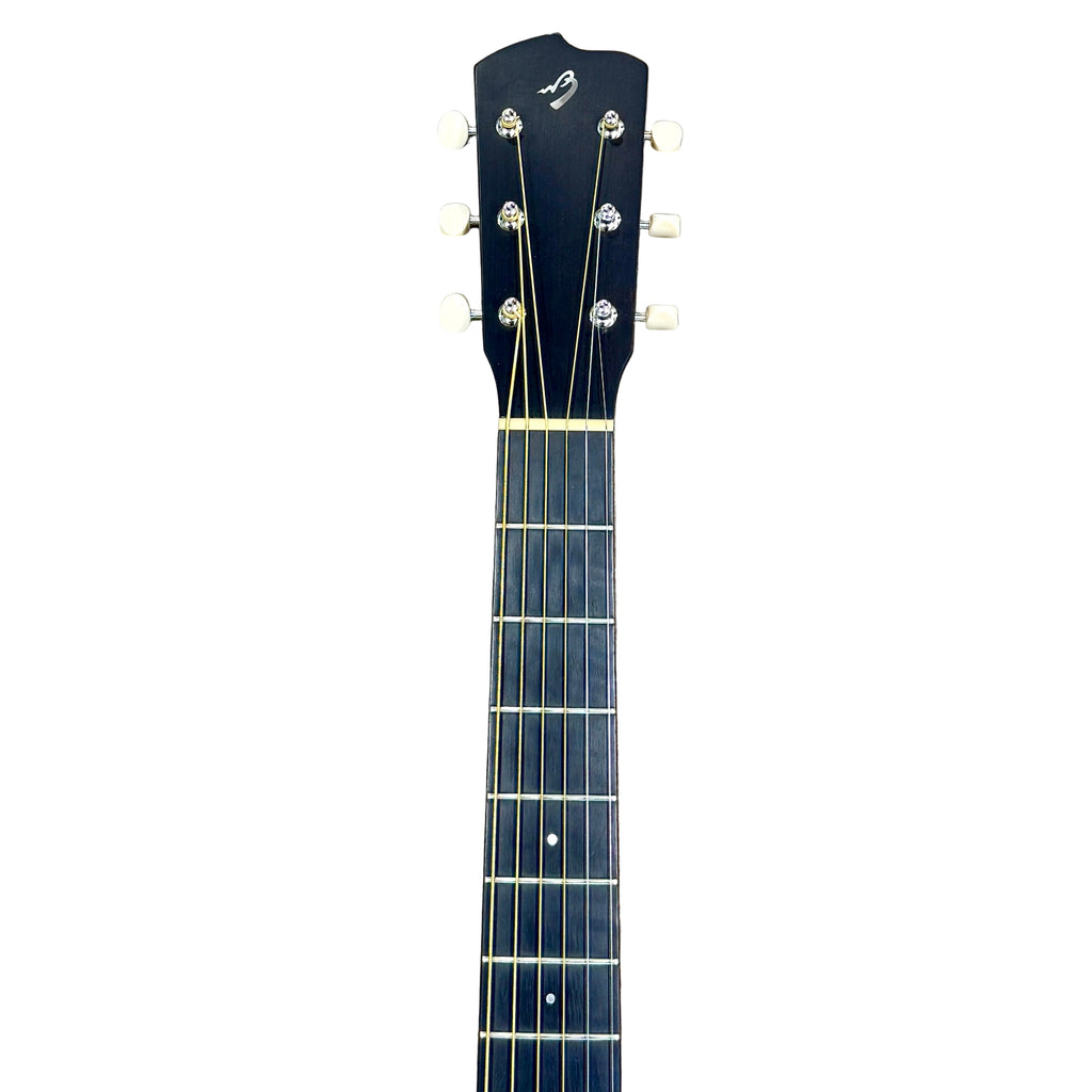 Breedlove American Series D/SRe Acoustic-Electric Guitar w/ Hard Case Guitar neck with headstock on a white background