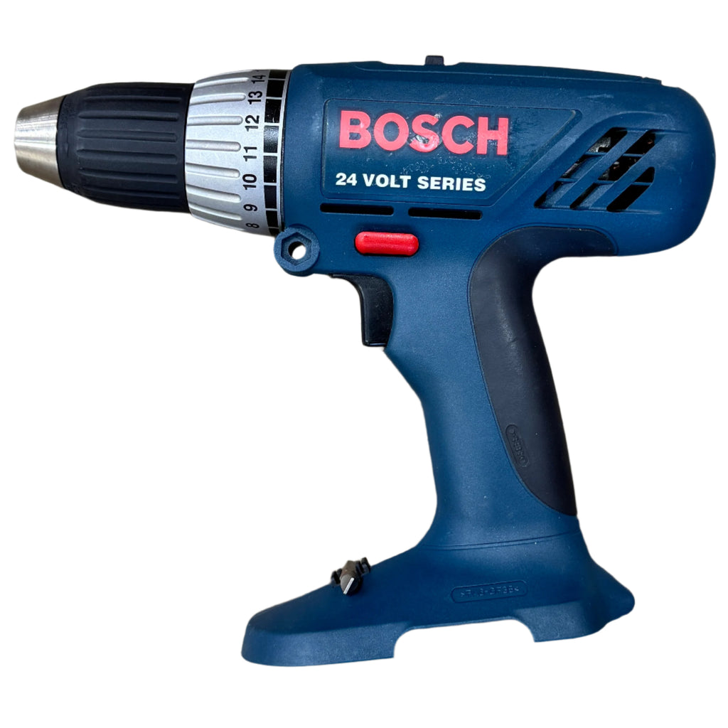 BOSCH 24V 1/2" Power Drill/Driver w/ 2 Batteries & Charger (3960K) front