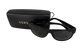 Black Versace sunglasses with case on a white background