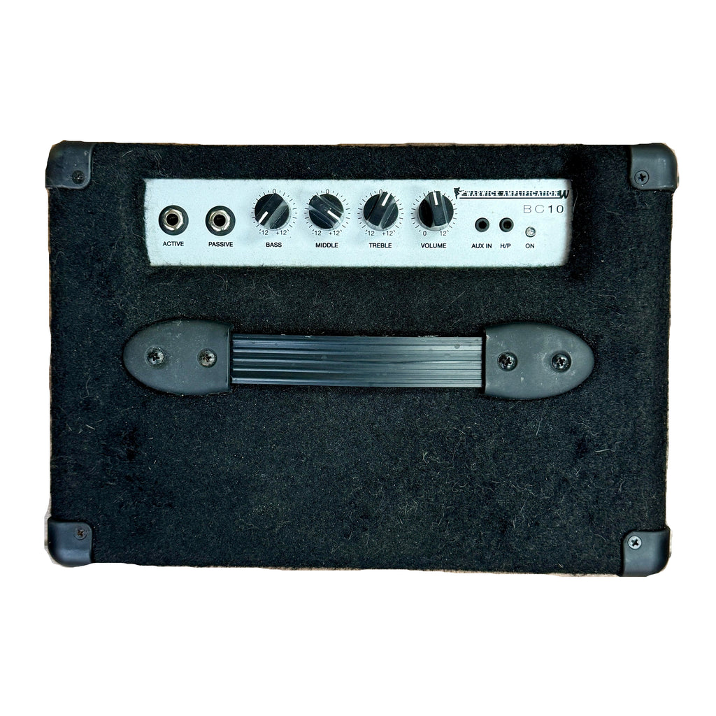 Warwick Amplification BC10 Bass Combo Amplifier Guitar amplifier on a wooden floor