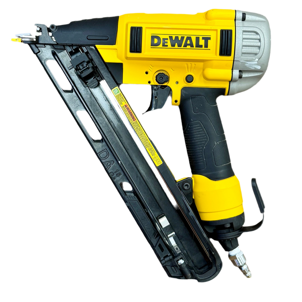 DeWalt Pneumatic 15-Gauge DA Finish Nailer w/ Case (DWFP72155) front