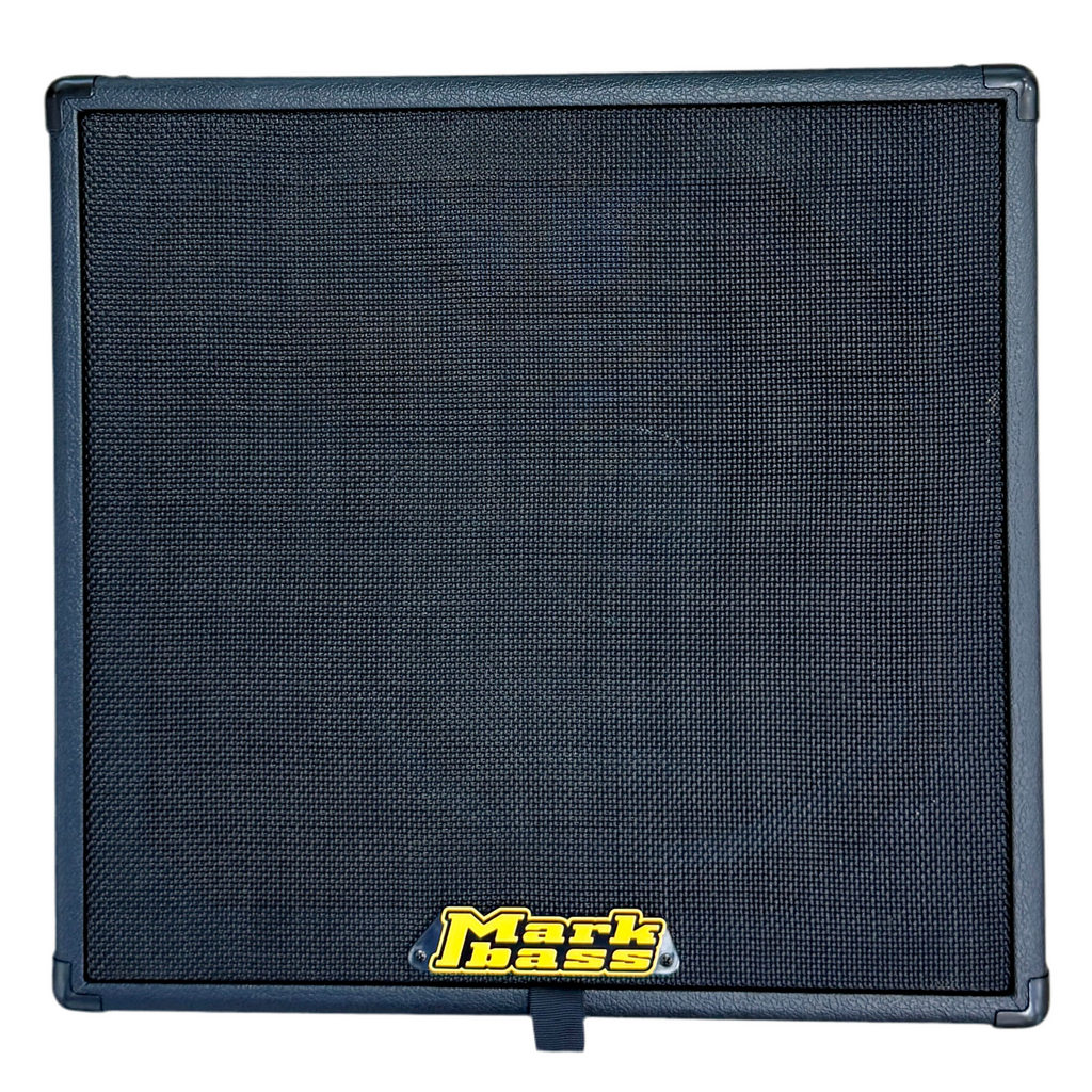 Markbass CMB 150 Black Line Bass Guitar Combo Amplifier (CMB 121 Black Line) Black guitar amplifier cabinet with Mark Bass logo on a white background