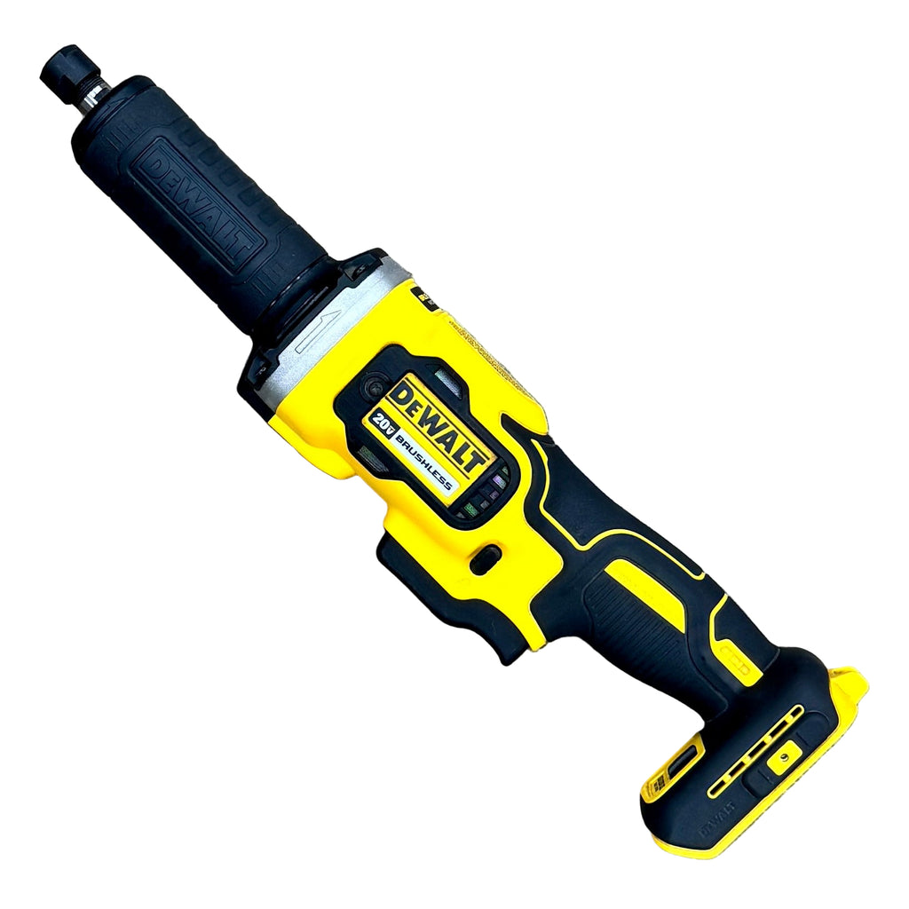 DeWalt 20V MAX 1-1/2" Brushless Cordless Variable Speed Die Grinder (DCG426) DeWalt power tool on a white background