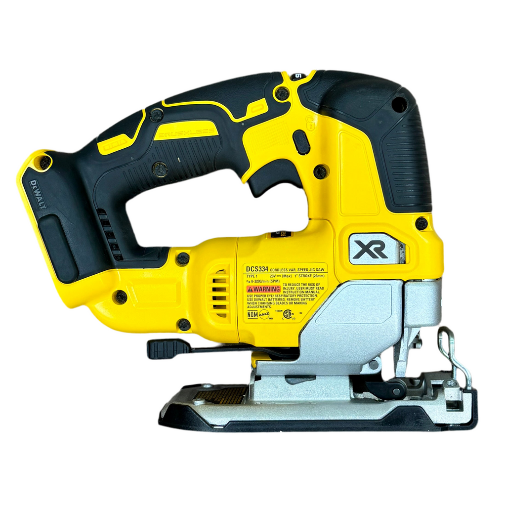 DeWalt 20V MAX XR Cordless Variable Speed Jig Saw w/ Battery, Charger, & Case (DCS334) back