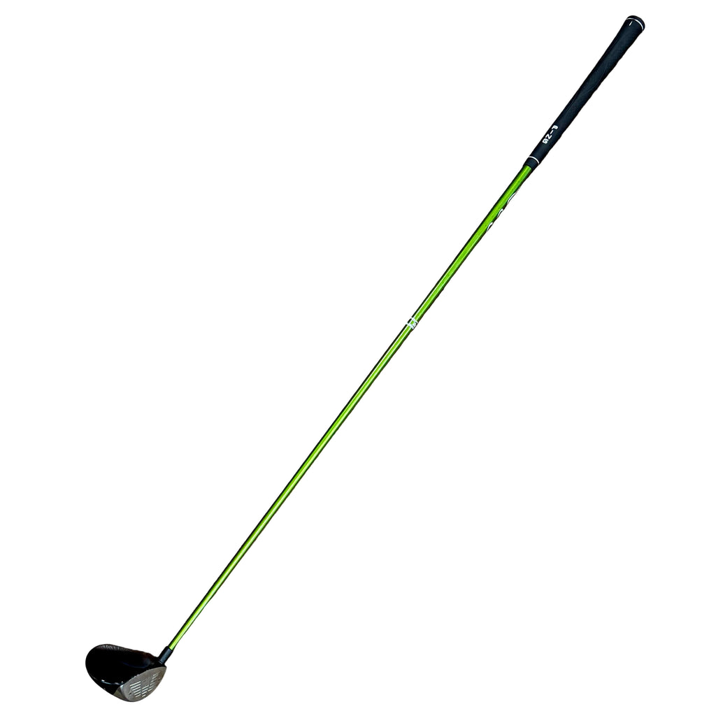 PING G2 3 Wood RH Golf Club Golf club with a green shaft and black head on a white background