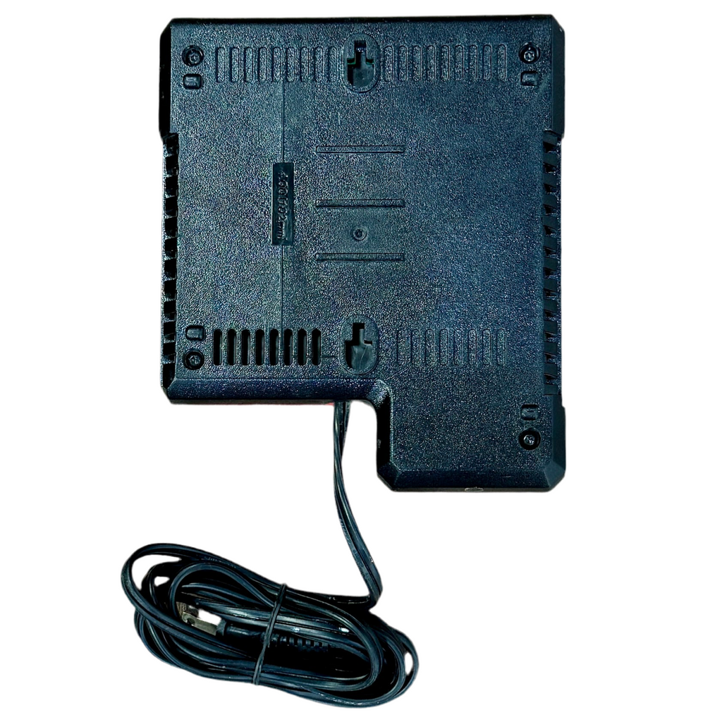 Milwaukee M18 18V & M12 12V Multi-Voltage Charger (48-59-1812) Black electronic device with a power cord on a white background