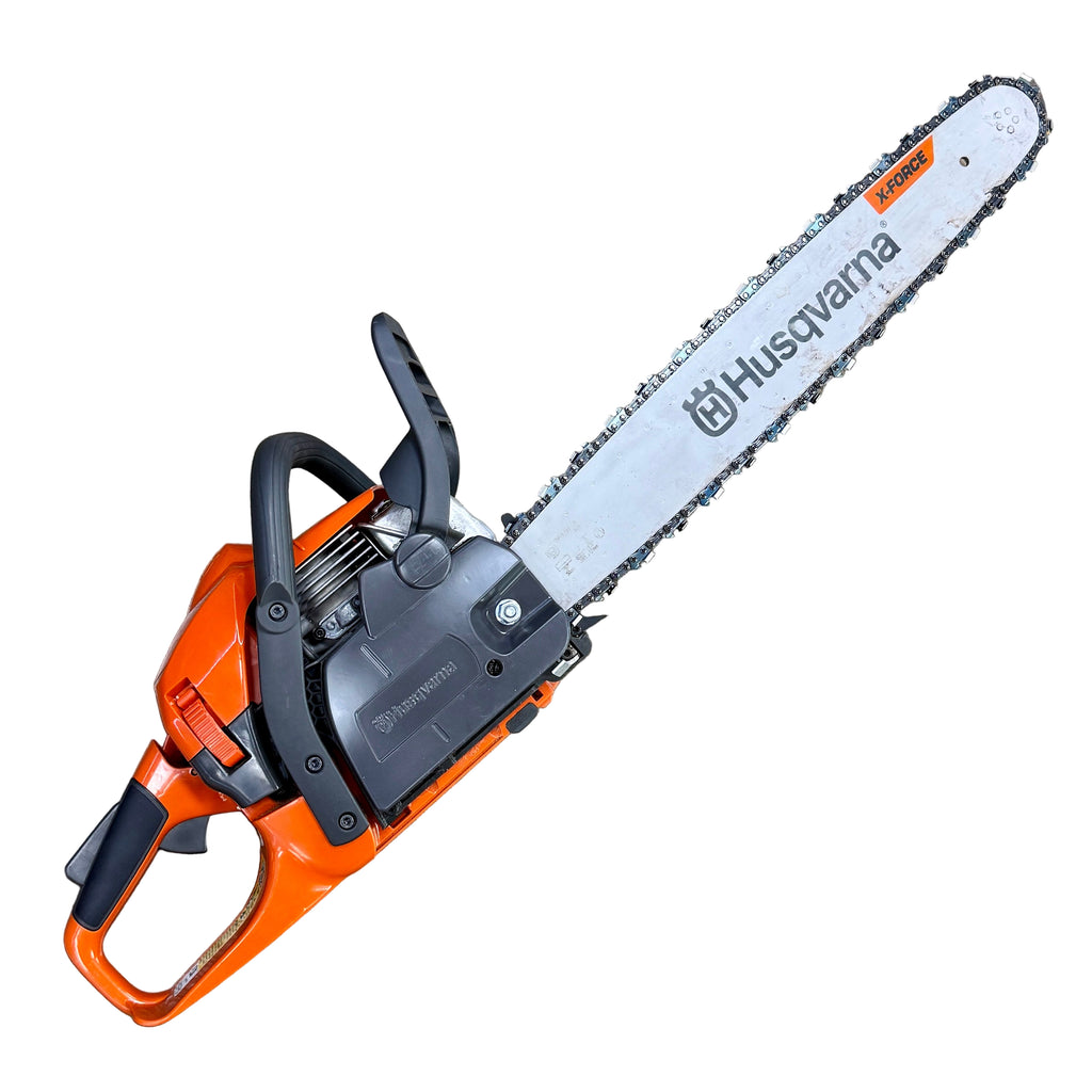 Husqvarna 450 Rancher 50.2 cc 20" Guide Bar 2-Cycle Gas-Powered Chainsaw back