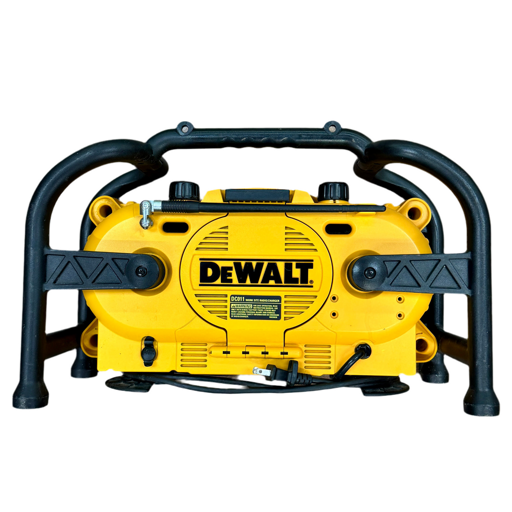 DeWalt 7.2-Amp 18V Worksite Radio/Charger (DC011) back