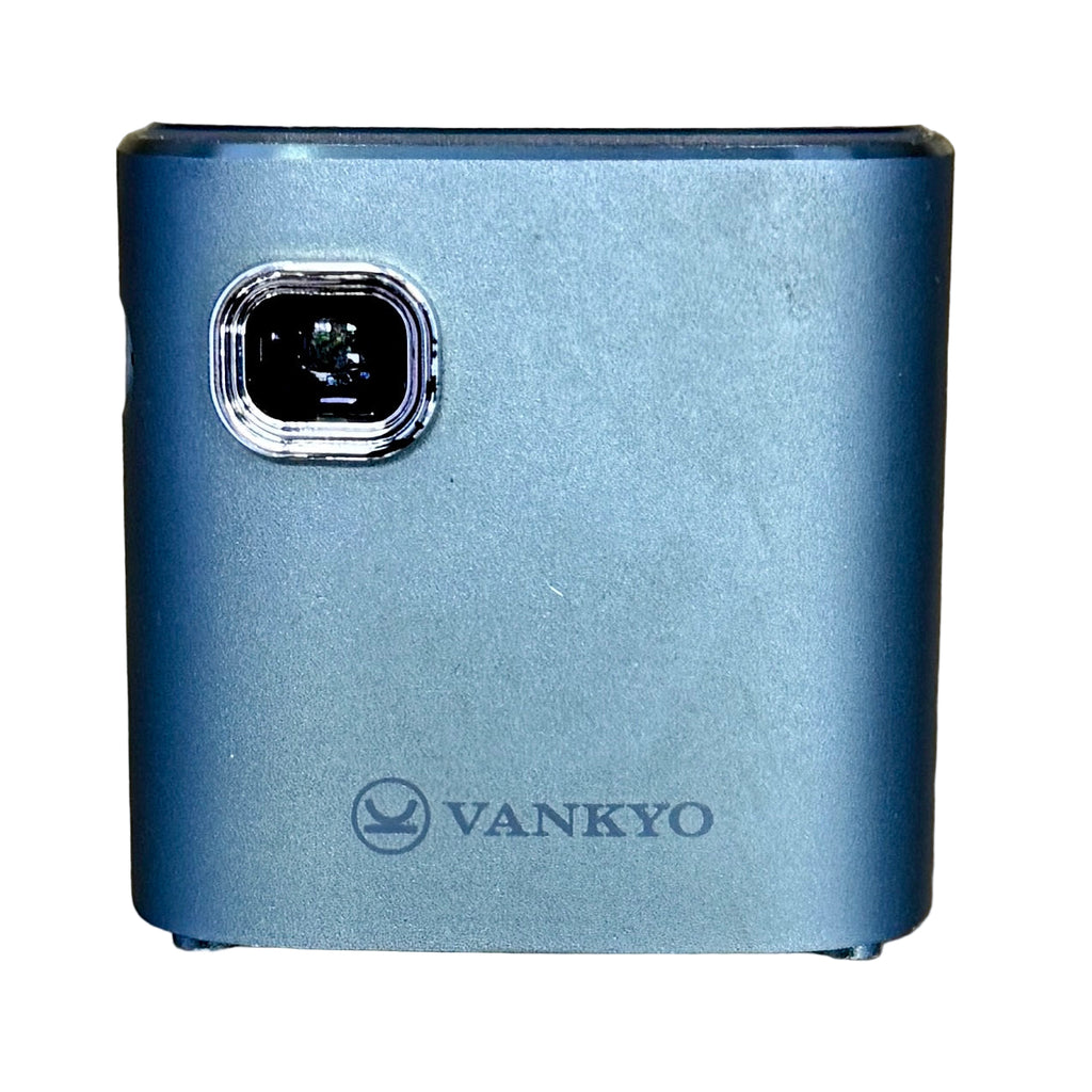 VANKYO GO200 Smart Mini Projector w/ Remote (S60) Blue Vankyo device on a white background