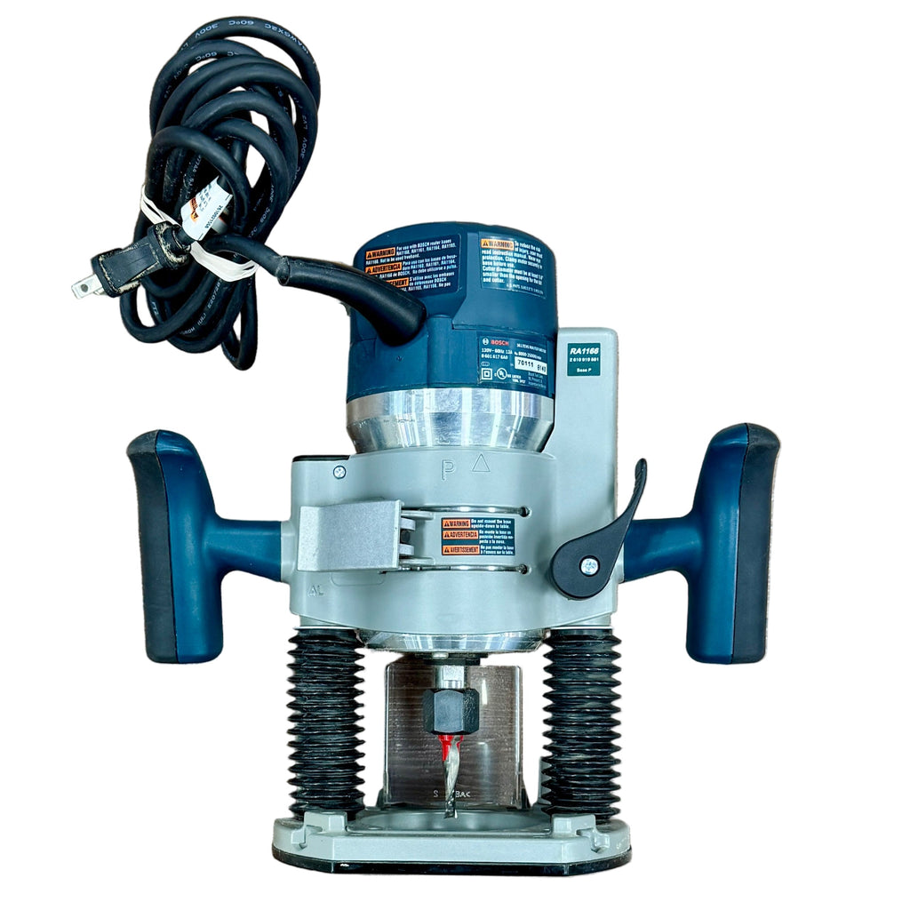 BOSCH 12-Amp Corded Variable Speed Plunge Router (1617EVS) Power tool on a tiled floor