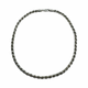 .925 Sterling Silver 48.9G 5MM Rope Chain Necklace Silver chain necklace on a white background