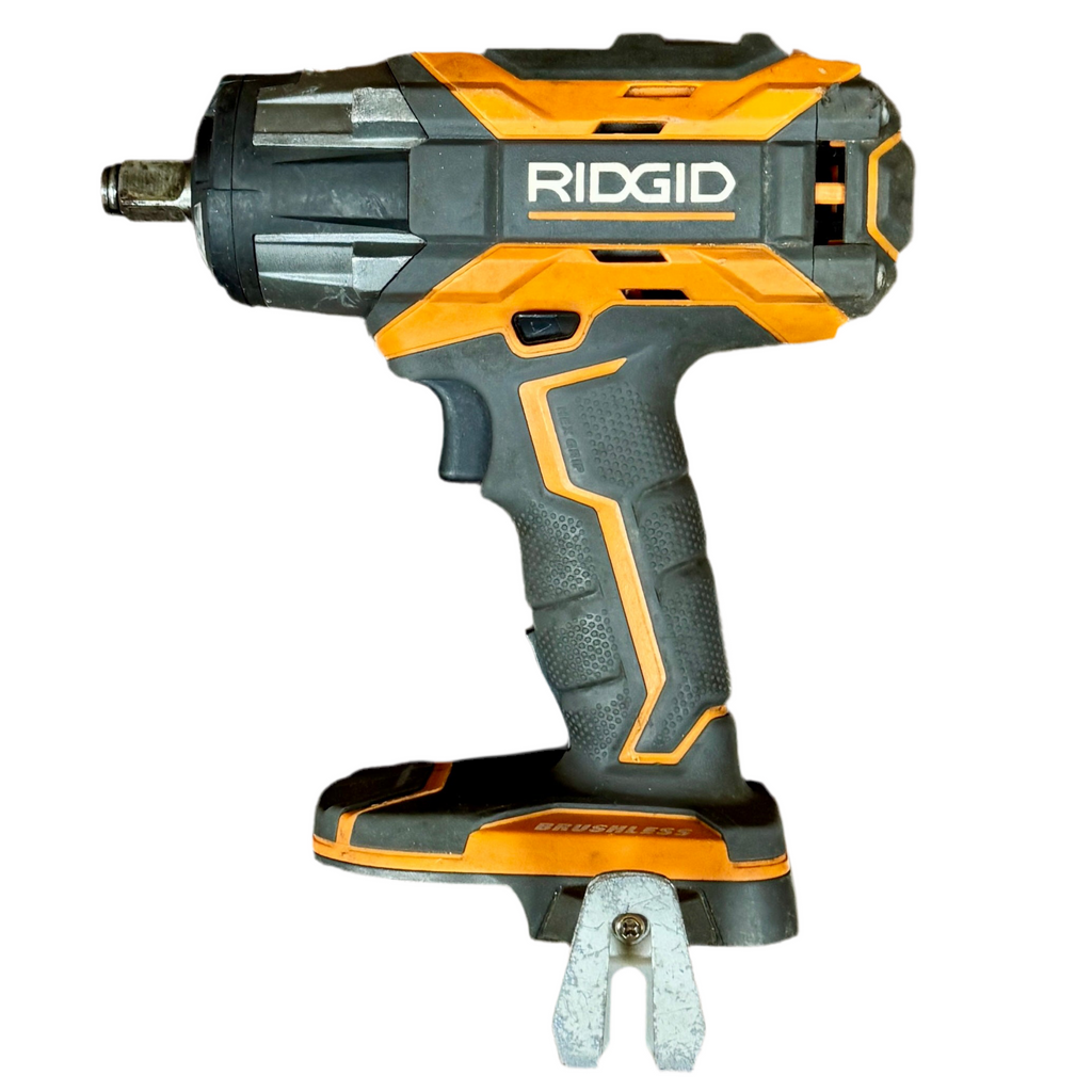 RIDGID OCTANE 18V 1/2" Brushless Cordless Impact Wrench (R86011) Ridgid power tool on a white background